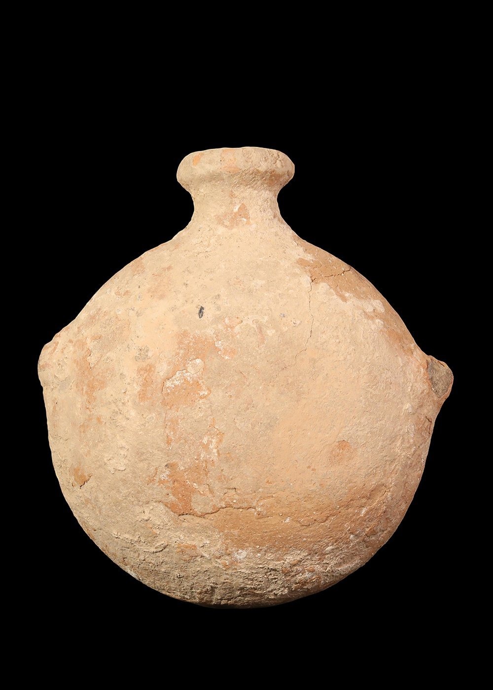 Terracotta lentoid pilgrim flask, Late Bronze Age