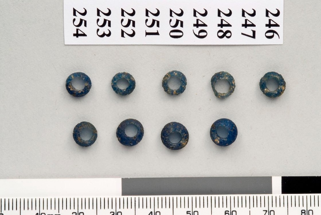 Comparable annular glass beads — National Museum of Wales collection